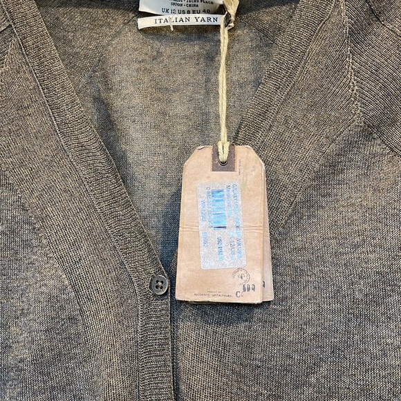 All Saints Gray Long Cardigan - Picture 4 of 8